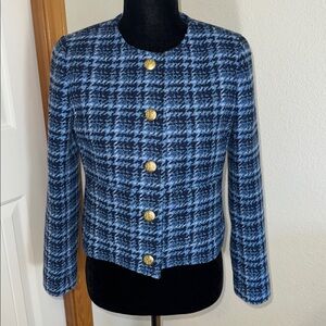 Tweed wool j Crew lady jacket